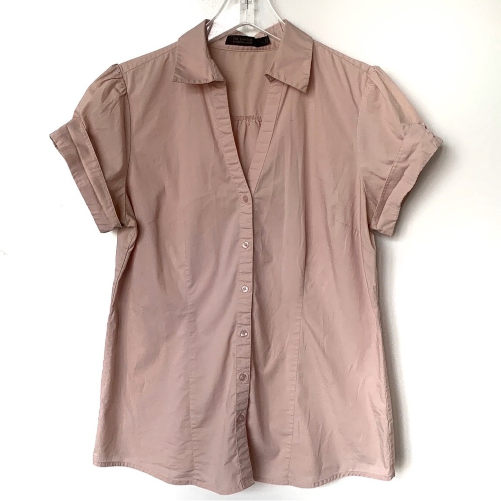 The Limited Women's Button Down Shirt - Light Pink